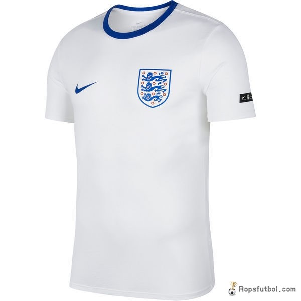 Camiseta Entrenamiento Inglaterra 2018 Blanco Azul
